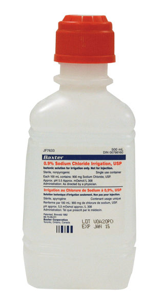NaCl Solution saline bouteille 500 ml unitaire