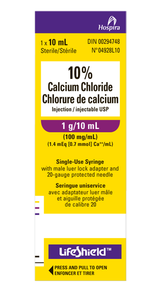 Chlorure de calcium 33% Volume 100ml