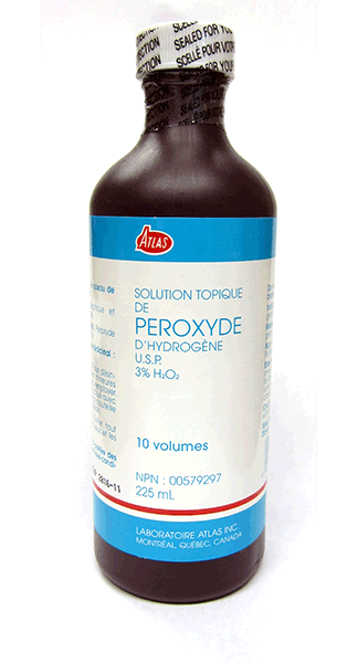 Peroxyde d'hydrogène 3% 100ml