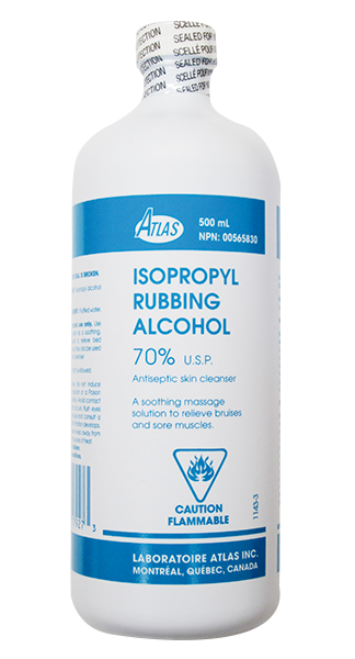 Alcohol Isopropílico al 70% - Botella de 500 mL S-23634 - Uline