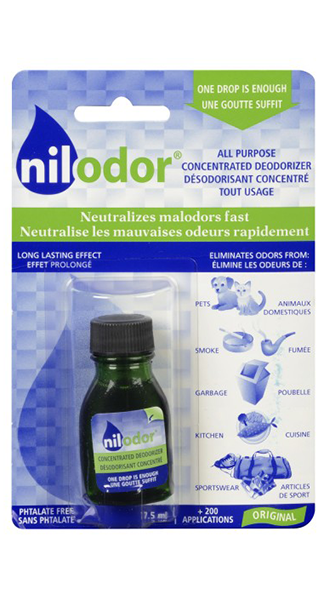 Désodorisant et éliminateur d'odeur, 114 ml – Nilodor : Désodorisant pour  maison