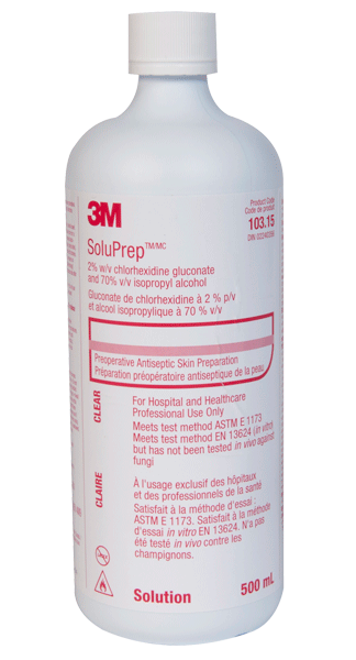 Flacon 500 ml Alcool isopropylique à 70% pour désinfection et antisepsie